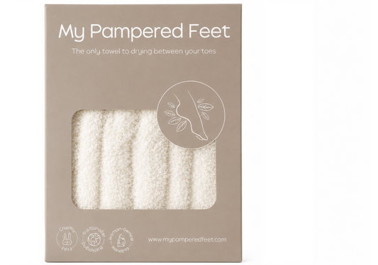 My Pampered Feet Toe Dry Towel