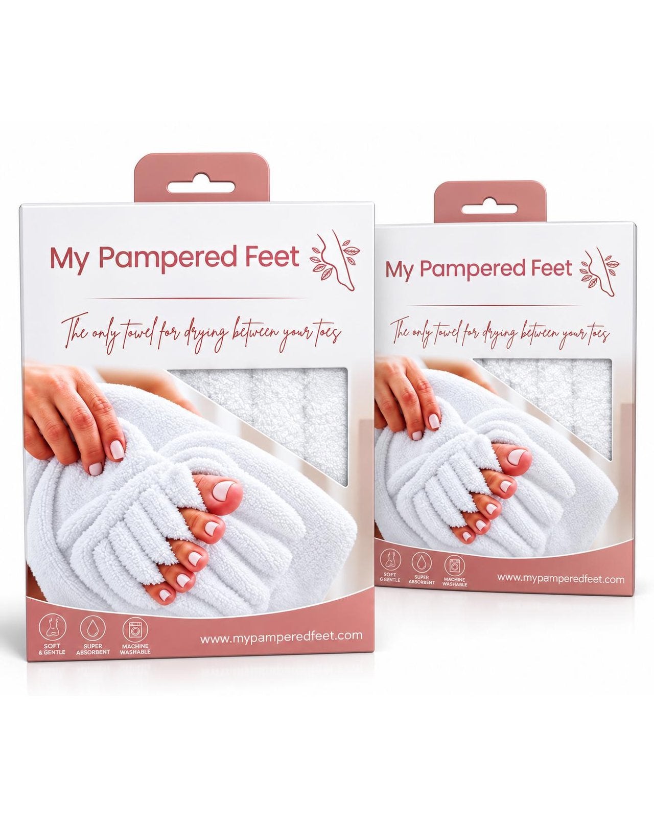Two Toe Dry Towel boxes